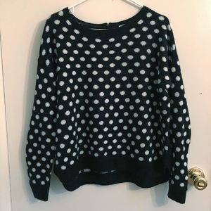H&M polka dot sweater size Small
